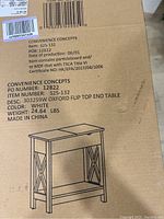Box showing brand, item number S25-132, product description, weight, and manufacturing details.