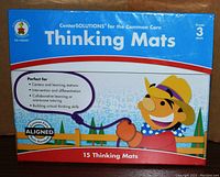 Box front showing Thinking Mats brand and Grade 3 Math focus