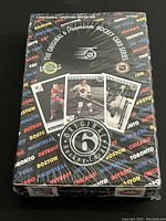 Front of factory sealed 1992 NHL Ultimate Trading Card Company Original 6 Premium Hockey Card Series box