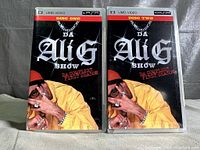 Front view of two UMD video cases, Disc One and Disc Two for Da Ali G Show Season 1 by Sony PSP.
