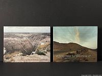Front cover photo of two books, Consuming the American Landscape and Wilderness to Wasteland, showing photographic landscape covers.
