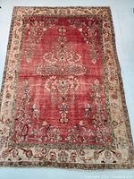 Full view of rug laid flat on floor