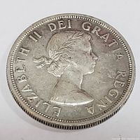 Obverse side showing Queen Elizabeth II portrait and legend "ELIZABETH II DEI GRATIA REGINA"