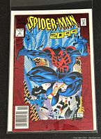 Front cover of Marvel Spider-Man 2099 #1 comic book showing full cover art and title with red foil details.