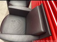 Top-down view showing seat cushion and backrest