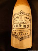 Close-up photo of the bottle's printed label showing brand and location.