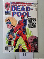 Front cover of Deadpool Flashback #1 comic book showing main characters and title.