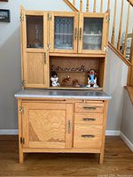 Front view of entire cabinet showing upper and lower sections