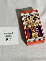 Box upright showing front illustration and title