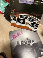 Photo of Heart vinyl album front cover showing band members and album title.