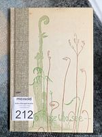 Front cover of the vintage book with botanical illustration and title 'To Those Who See'. Beige cloth spine visible.