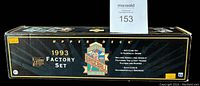 Original factory box showing 1993 Upper Deck Baseball 840-card set.