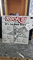 Front cover photo of Rock 81's Top Rock Stars compilation album in the lot