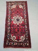 Full view of rug laid flat