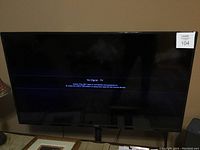 Front view of the 40-inch Vizio flat screen TV showing the 'No Signal' message on the screen.