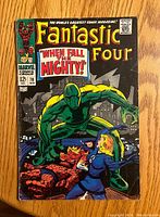 Front cover of Fantastic Four #70 comic book showing main characters and title text.