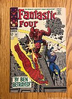 Front cover showing The Fantastic Four characters in action with colorful illustration and text 'By Ben Betrayed!'