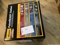 Wagner PaintREADY Station boxed with product features and instructions visible