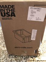 Box showing product label and brand with quantity and model number.