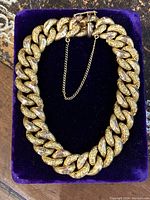 Full view of bracelet laid flat in display box