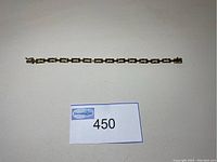 Bracelet laid flat horizontally