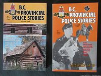 Covers of the two books showing titles, authors, and cover images related to police stories and historical law enforcement.