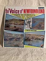 Front cover of the vintage LP album showing title, artist, and multiple Newfoundland village scenes.