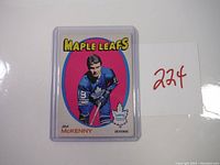 Front of Jim McKenny hockey card from the 1964-65 Topps series showing player image and team name.