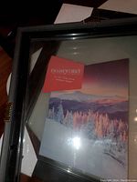 Close-up image showing one frame with 8x10 photo insert and Frameworks label inside.