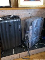 Overview of both suitcases side by side