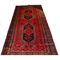 Overhead shot of entire rug laid flat