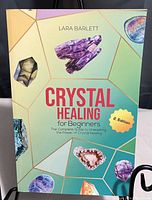 Photo of the front cover of the book 'Crystal Healing for Beginners' by Lara Barlett, 2nd Edition