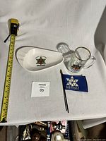 Full view of all three items including measuring tape for scale