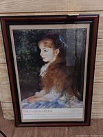 Full framed poster print of Renoir's 'Mademoiselle Irene'