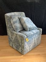 Front three-quarter view showing overall appearance and included cushions