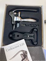 Professional Corkscrew Lift set in original box with extra worm and mounting bracket