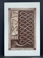 Full view of the signed and numbered 'Raising The Destroyer' print, showing overall condition and presentation on foam-board.