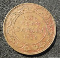 Reverse side showing denomination, country and year surrounded by wreath