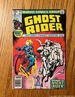 Front cover of Marvel Ghost Rider issue #50 showing detailed colorful comic illustration.
