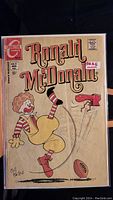 Front cover of 1971 Ronald McDonald comic #3 by Charlton Comics showing the full comic cover artwork and title