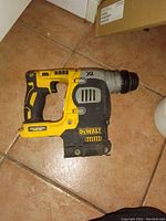 Top-down view of drill showing XR logo, handle, and bit holder