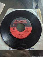 Photo of Side B of the vinyl record showing song title 'I'm Gonna Win' with Atlantic label in red and black.