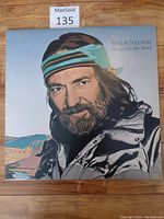 Front cover of Willie Nelson 'Always On My Mind' vinyl album jacket showing portrait and title