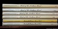 Six books lined up showing spines: four 'Birds of the Northern Forest' and two 'Birds of the Eastern Forest Vol. 1'.