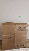 Stacked bundle of 20 new cardboard boxes, each labeled '3 cu. ft.'