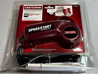 Front view of Craftsman Plug-In Power Start device in original packaging, showing Speed Start Technology and Craftsman branding.