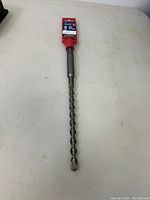 Full view of Bosch SpeedX HC5010 drill bit on table showing length and spiral design.