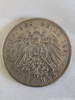 Closer look at the obverse side showing the German Imperial Eagle and inscriptions.