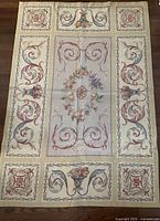 Full view of runner rug laid on hardwood floor