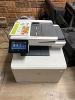 Front and top view of printer